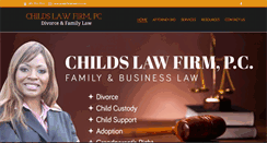 Desktop Screenshot of childslawfirm.com